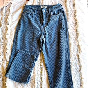Pacsun cropped mom jean corduroy pants